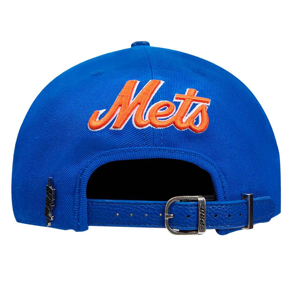 MLB NEW YORK METS SCRIPT TAIL WOOL STRAPBACK (ROYAL BLUE) - Image 5