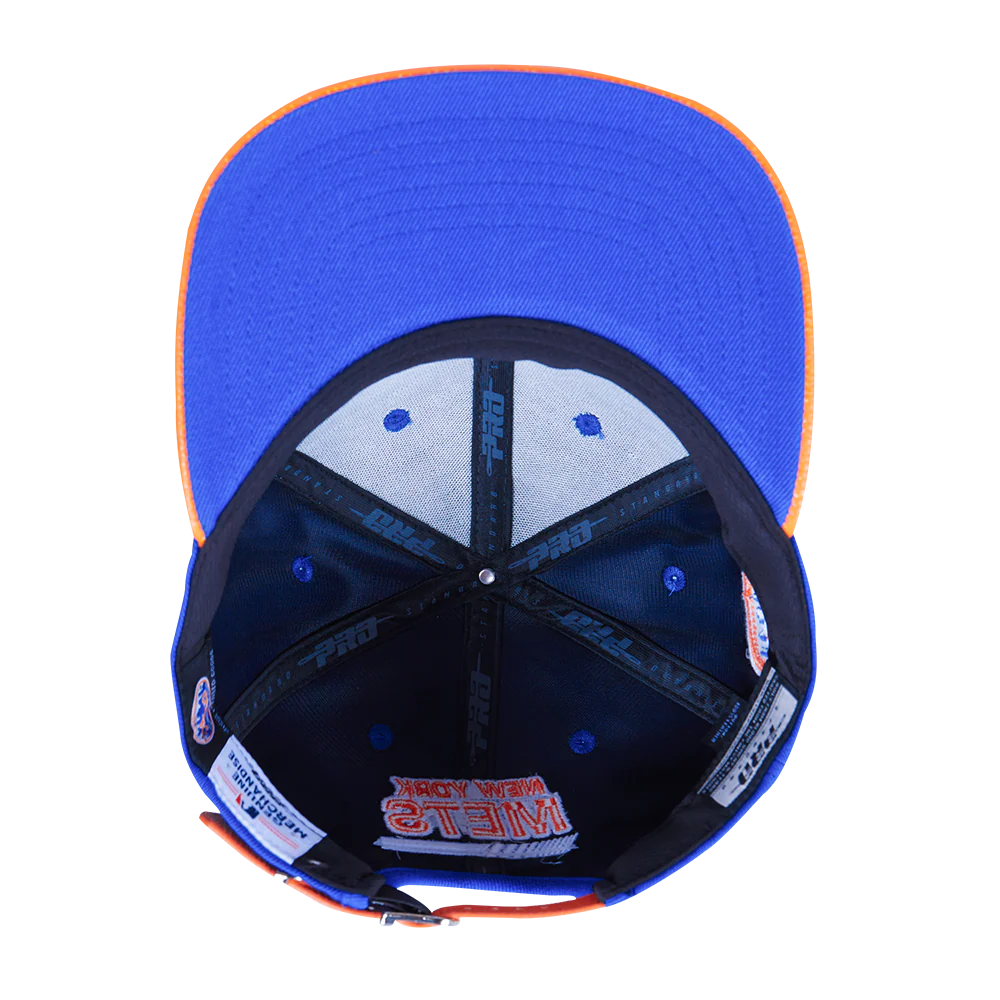 MLB NEW YORK METS FAST LANE LOGO WOOL STRAPBACK (ROYAL BLUE) - Image 6