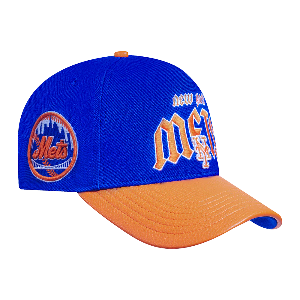 MLB NEW YORK METS CITY TOUR CURVED STRAPBACK HAT (ROYAL BLUE) - Image 5