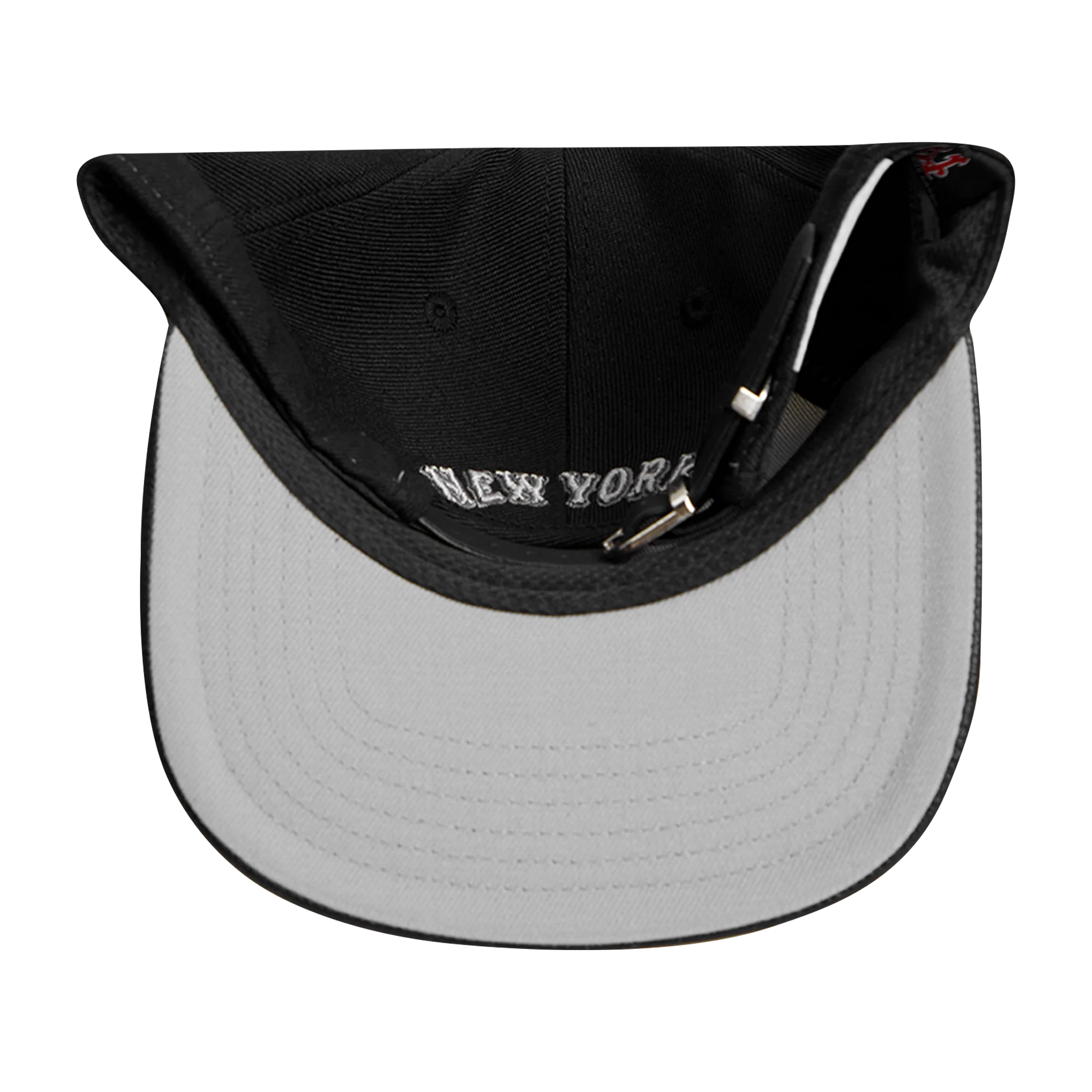 MLB NEW YORK METS REVERSE FRENCH TERRY WOOL BLEND PRO SIX STRAPB (EGGSHELL/ BLACK) - Image 8