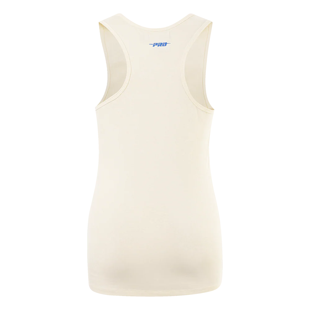 MLB NEW YORK METS TRIPLE TONAL RELAXED FIT WOMEN'S RACERBACK (EGGSHELL) - Image 3