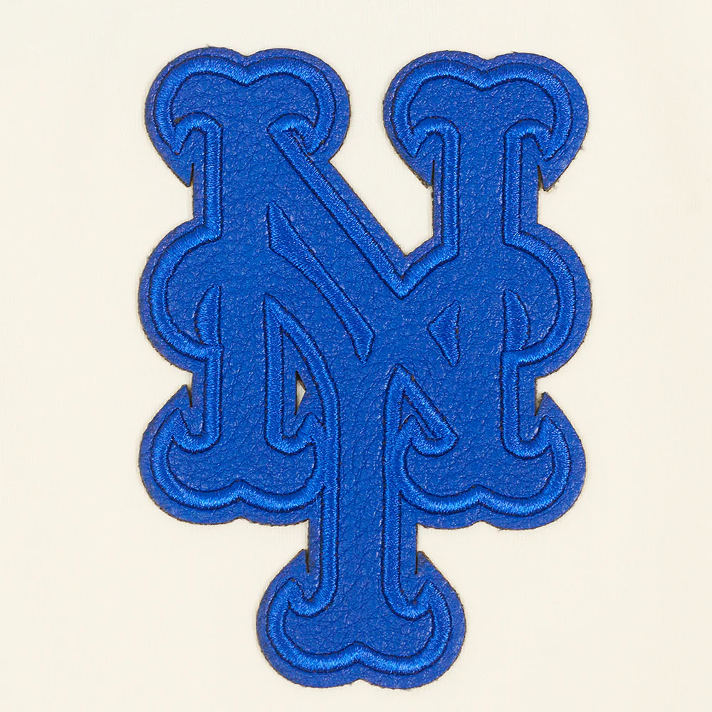 MLB NEW YORK METS TRIPLE TONAL SINGLE JERSEY BOXY WOMEN'S TEE (EGGSHELL) - Image 6