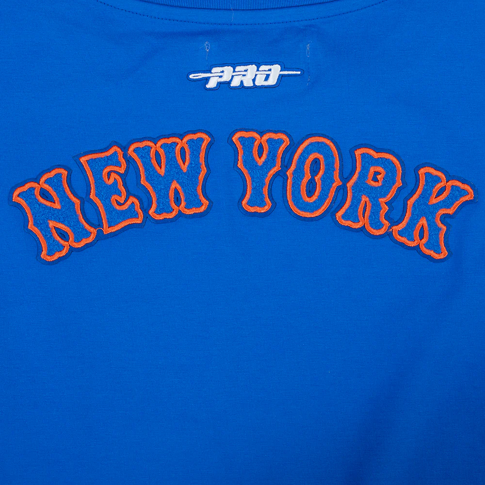 MLB NEW YORK METS CLASSIC CHENILLE WOMEN'S SJ BOXY TOP (ROYAL BLUE) - Image 7