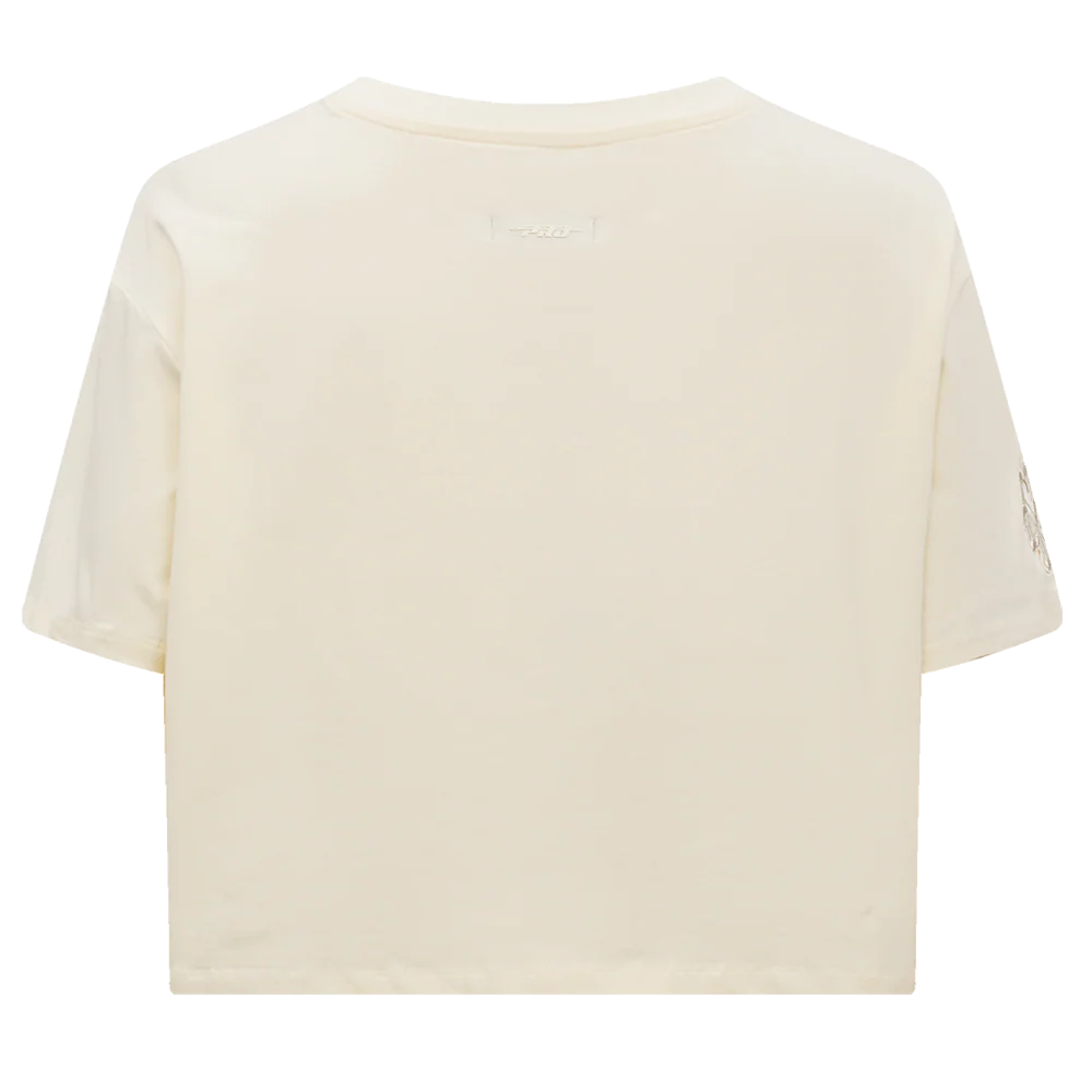 MLB NEW YORK METS NEUTRAL WOMEN'S BOXY TOP (EGGSHELL) - Image 3