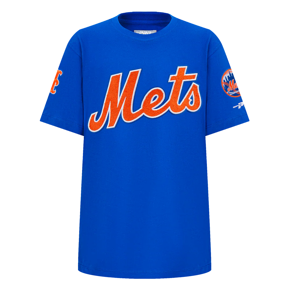 MLB NEW YORK METS CLASSIC BIG BOYS SHORT SLEEVE TOP (ROYAL BLUE)