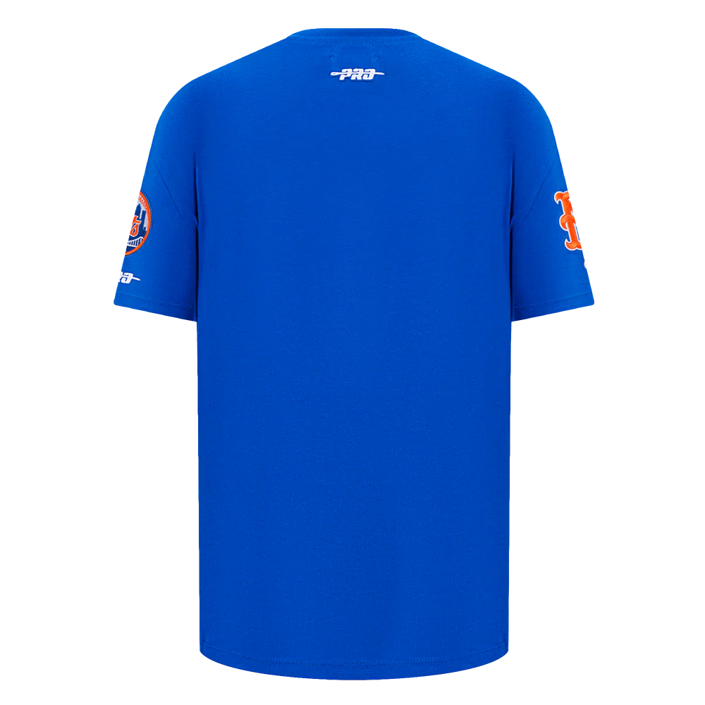 MLB NEW YORK METS CLASSIC BIG BOYS SHORT SLEEVE TOP (ROYAL BLUE) - Image 3