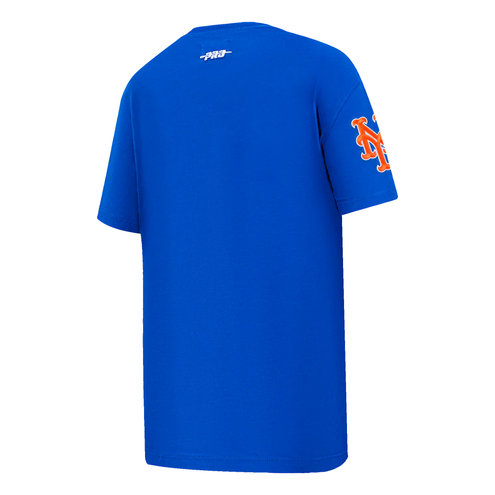 MLB NEW YORK METS CLASSIC BIG BOYS SHORT SLEEVE TOP (ROYAL BLUE) - Image 4