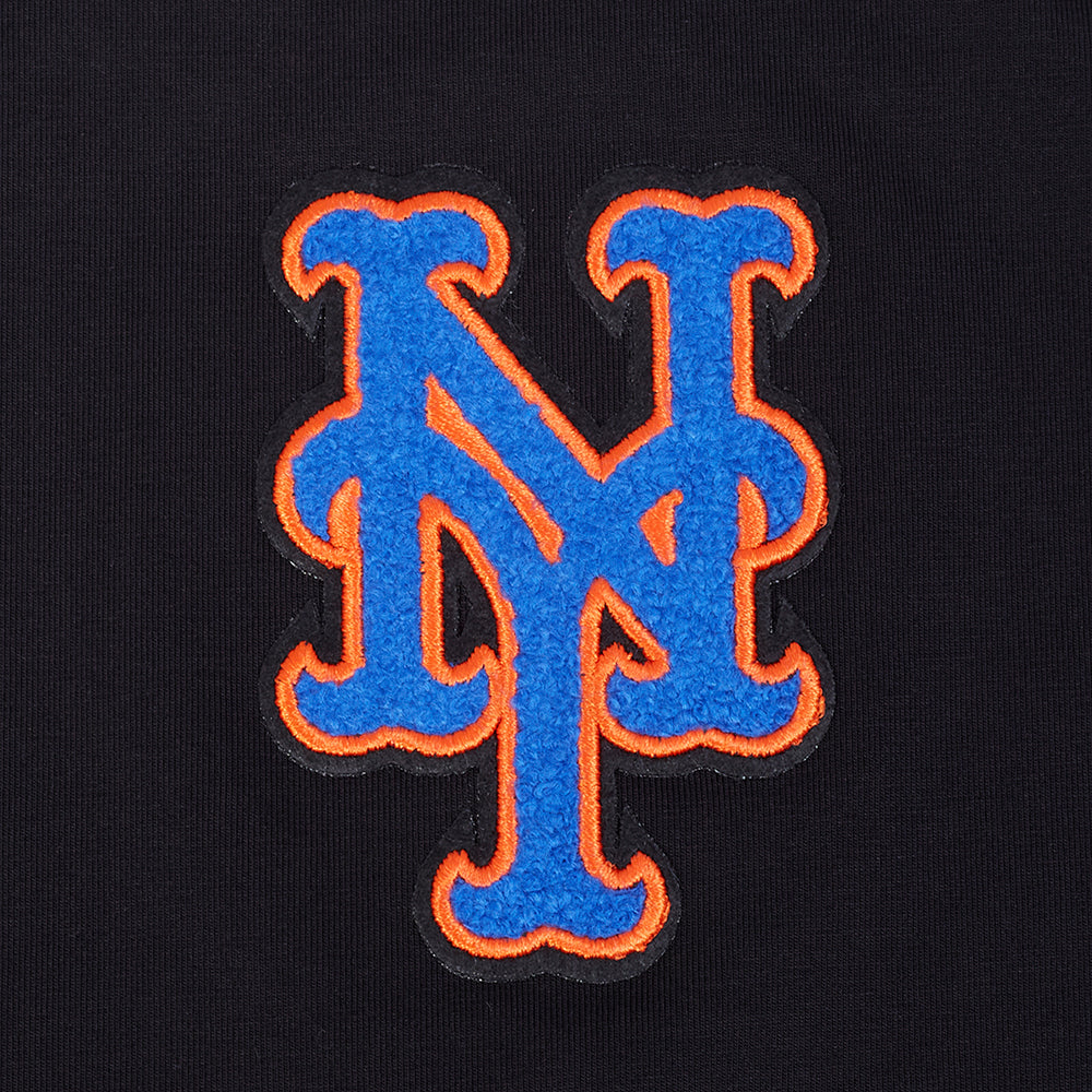 MLB NEW YORK METS CLASSIC CHENILLE WOMEN'S BODYCON DRESS (BLACK) - Image 7