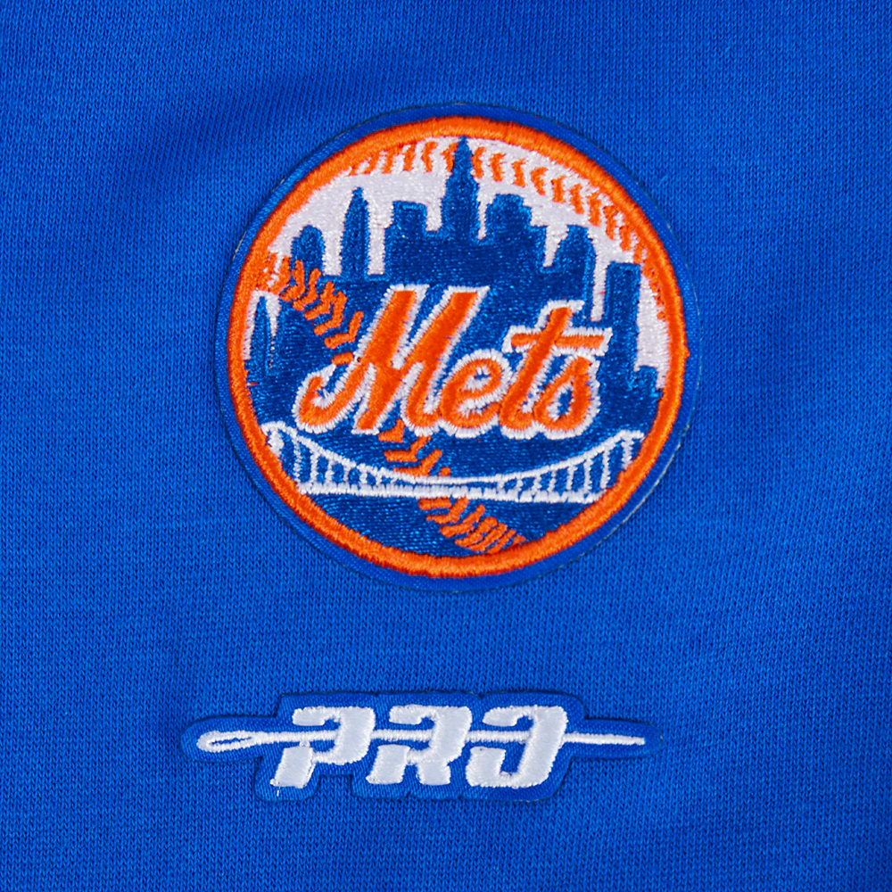 MLB NEW YORK METS CLASSIC BIG GIRLS FLEECE CREWNECK (ROYAL BLUE) - Image 6