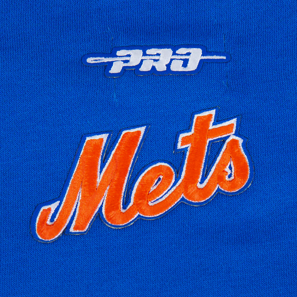 MLB NEW YORK METS CLASSIC BIG GIRLS FLEECE CREWNECK (ROYAL BLUE) - Image 7