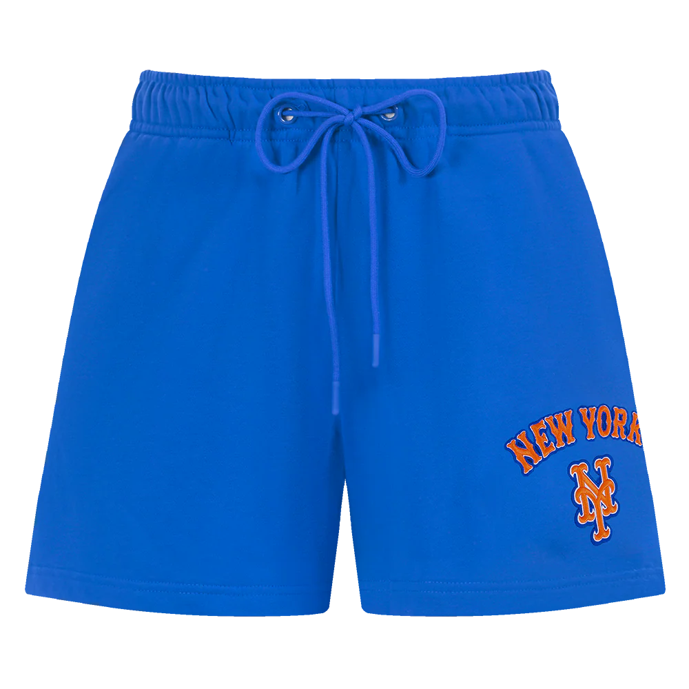 MLB NEW YORK METS CLASSIC WOMEN'S FLEECE SHORT (ROYAL BLUE) - Image 2