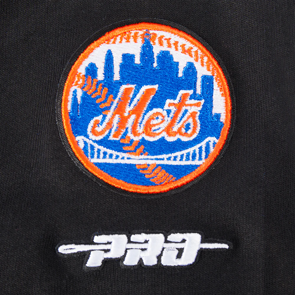 MLB NEW YORK METS CLASSIC TODDLER GIRLS SHORT SLEEVE BOXY TOP (BLACK) - Image 6
