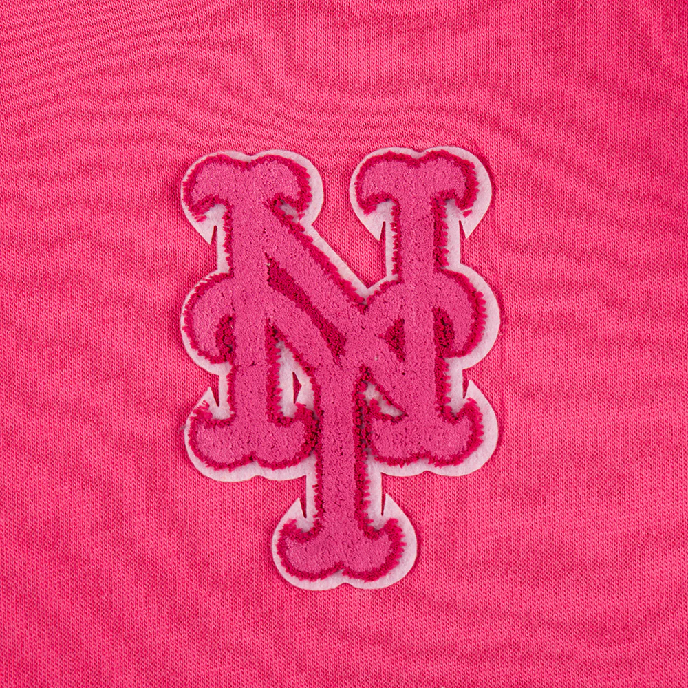 MLB NEW YORK METS TRIPLE PINK TODDLER GIRLS FLEECE PO HOODIE (BEETROOT PURPLE) - Image 7