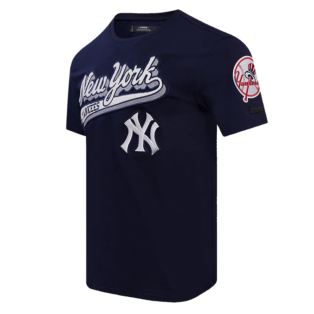 MLB NEW YORK YANKEES SCRIPT TAIL MEN'S TOPS (MIDNIGHT NAVY) - Image 2