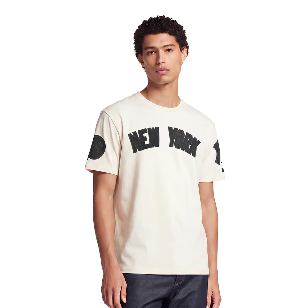MLB NEW YORK YANKEES TRIPLE TONAL SJ TEE (EGGSHELL)