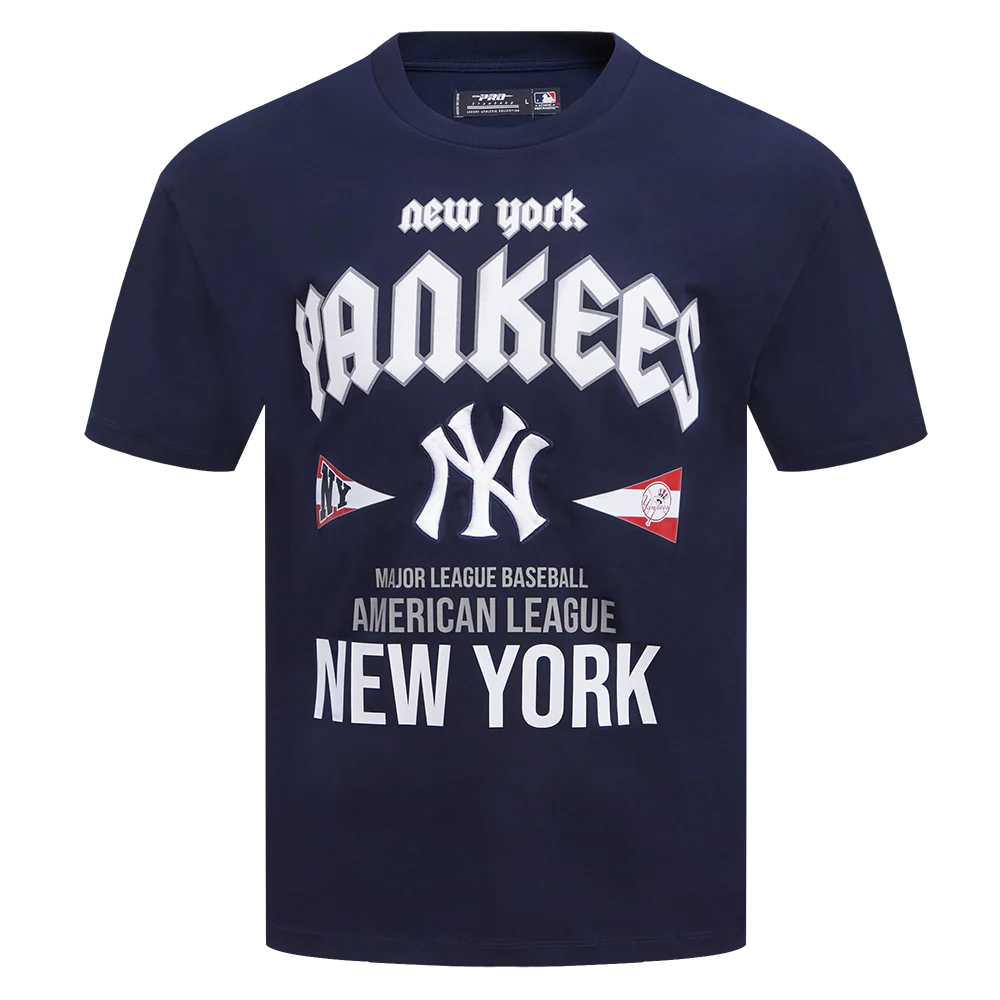 MLB NEW YORK YANKEES CITY TOUR CJ DROP SHOULDER TEE (MIDNIGHT NAVY)