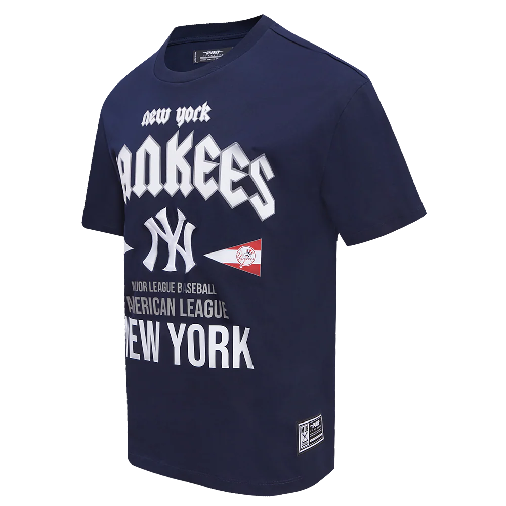 MLB NEW YORK YANKEES CITY TOUR CJ DROP SHOULDER TEE (MIDNIGHT NAVY) - Image 2