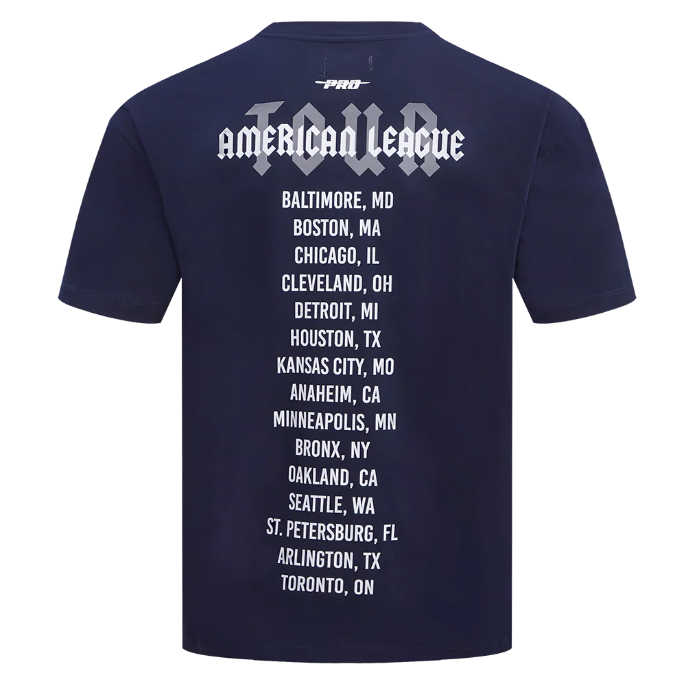 MLB NEW YORK YANKEES CITY TOUR CJ DROP SHOULDER TEE (MIDNIGHT NAVY) - Image 3