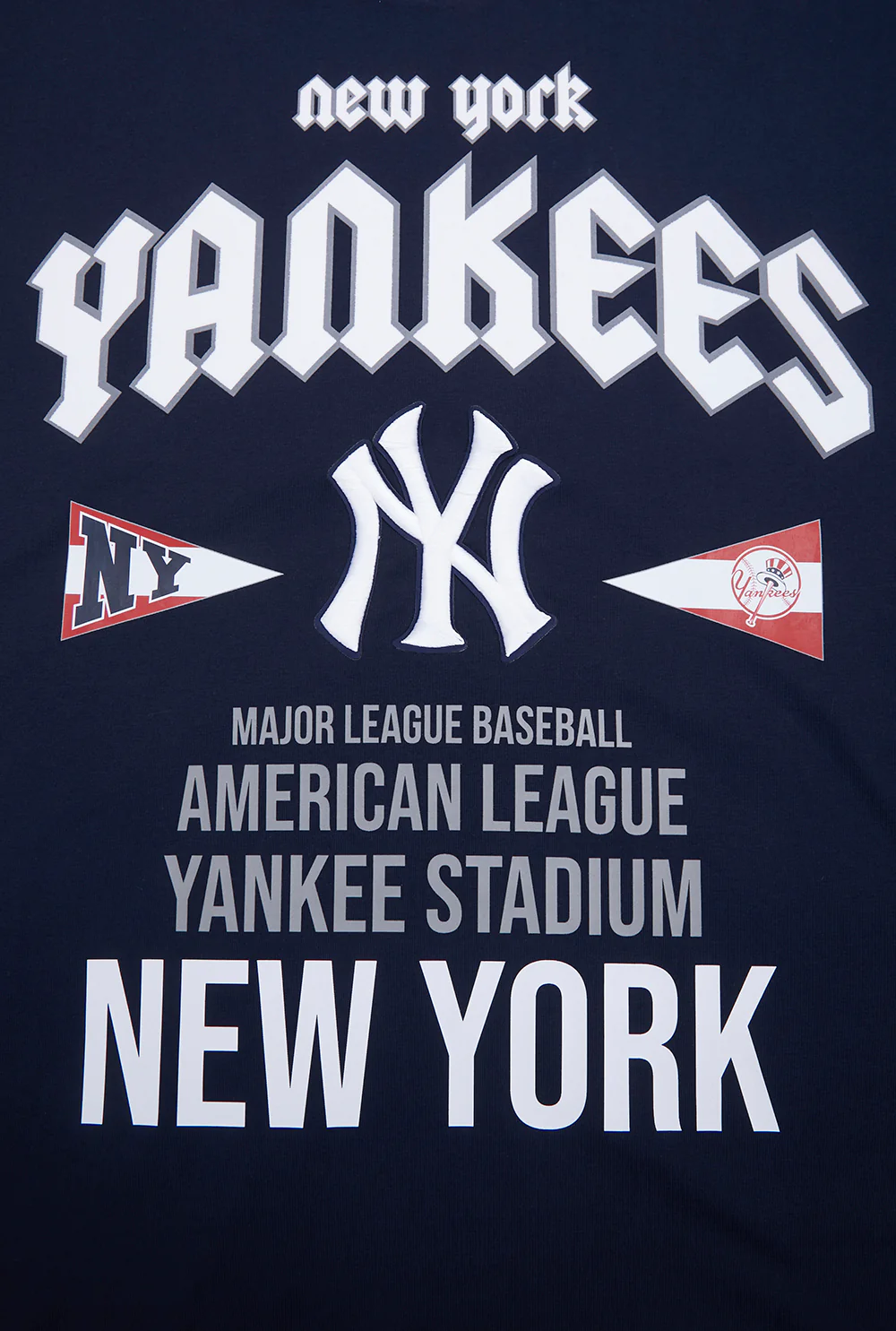 MLB NEW YORK YANKEES CITY TOUR CJ DROP SHOULDER TEE (MIDNIGHT NAVY) - Image 6