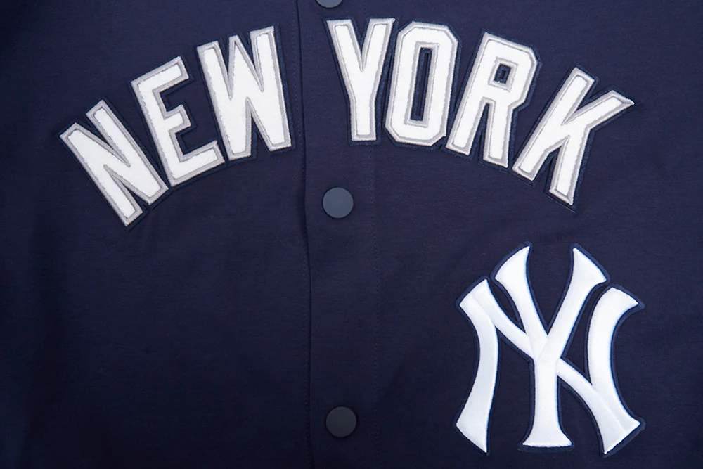 MLB NEW YORK YANKEES CLASSIC MEN'S WARM UP JACKET (MIDNIGHT NAVY) - Image 5