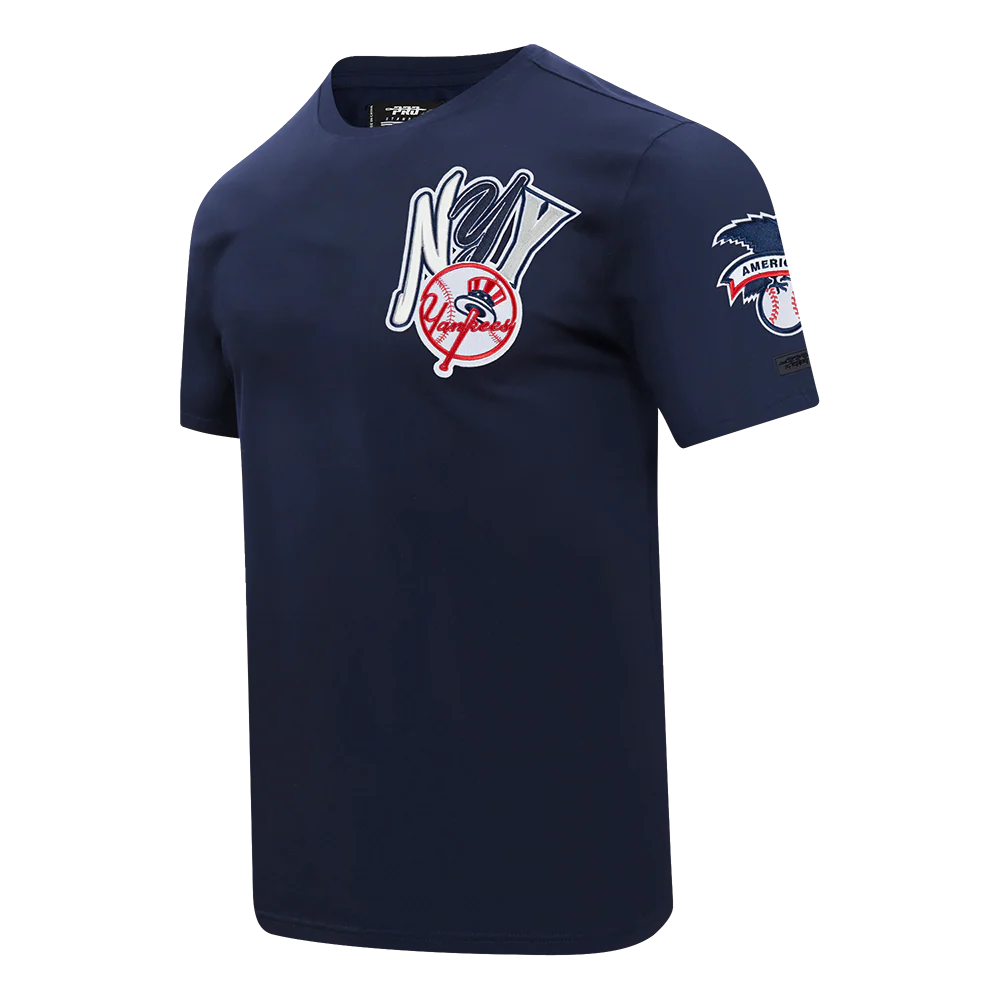 MLB NEW YORK YANKEES CITY RANSOM MEN'S SINGLE JERSEY TEE (MIDNIGHT NAVY) - Image 3