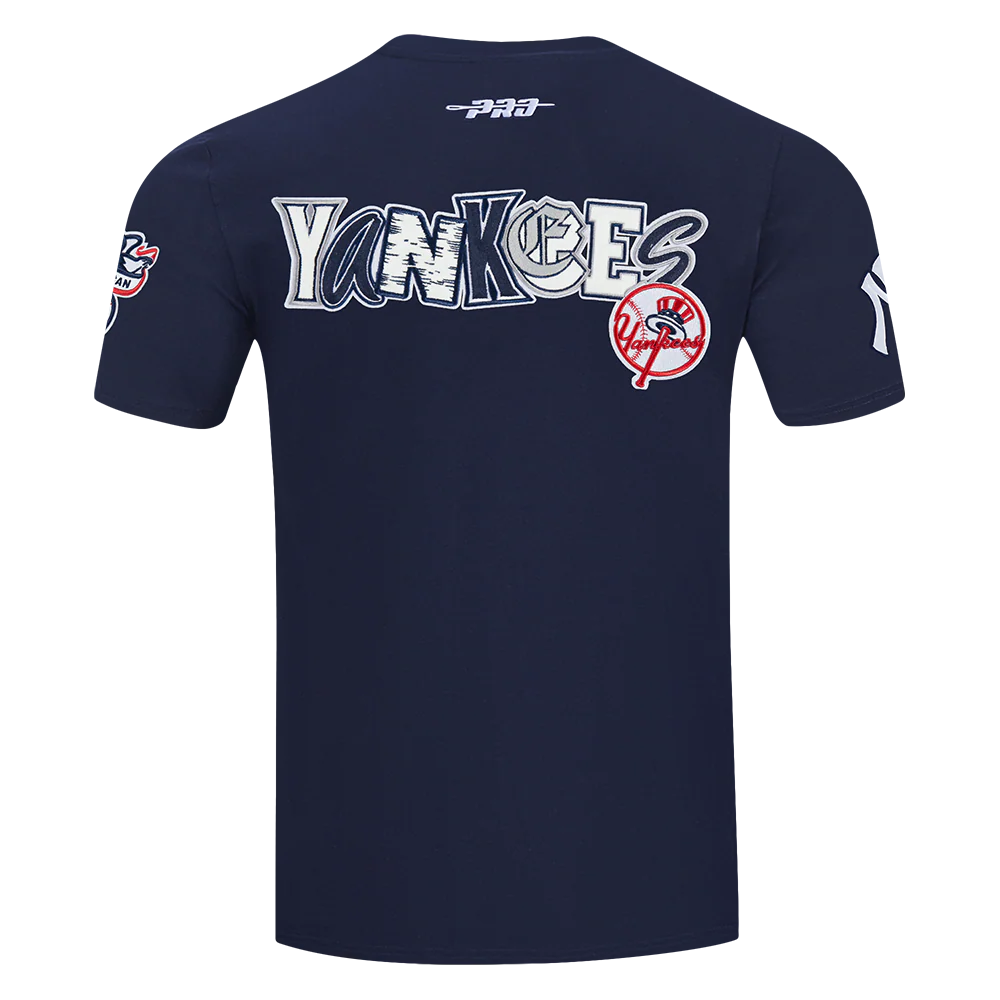 MLB NEW YORK YANKEES CITY RANSOM MEN'S SINGLE JERSEY TEE (MIDNIGHT NAVY) - Image 7