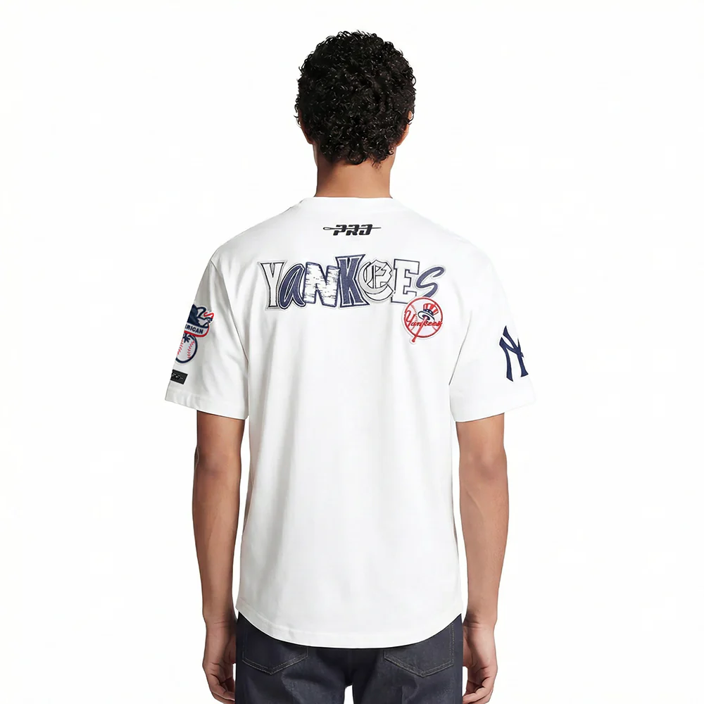 MLB NEW YORK YANKEES CITY RANSOM MEN'S SINGLE JERSEY TEE (WHITE) - Image 2