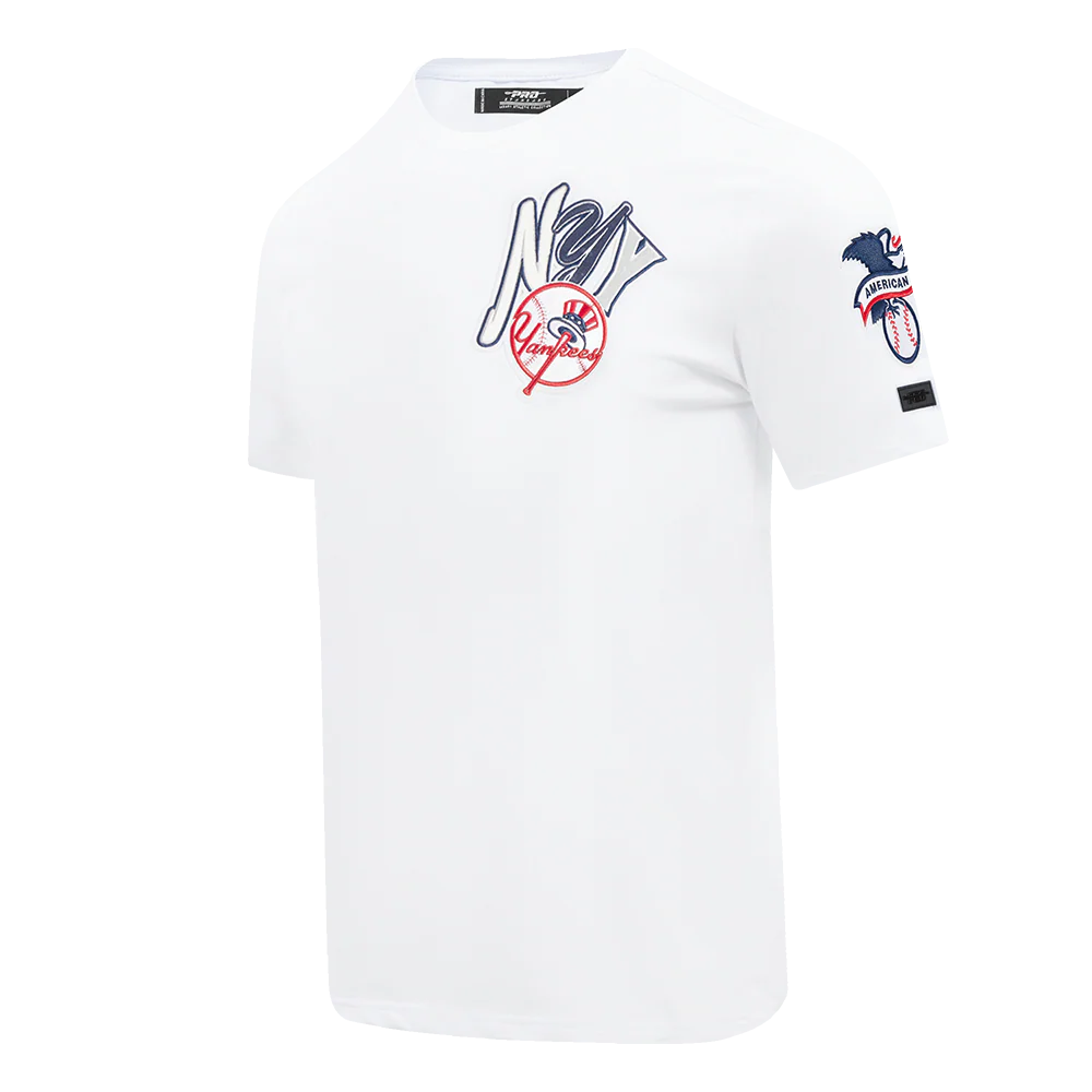 MLB NEW YORK YANKEES CITY RANSOM MEN'S SINGLE JERSEY TEE (WHITE) - Image 4