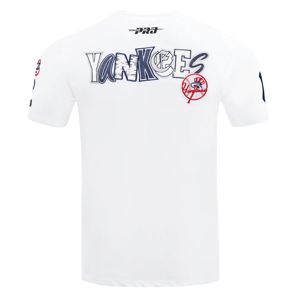 MLB NEW YORK YANKEES CITY RANSOM MEN'S SINGLE JERSEY TEE (WHITE) - Image 5