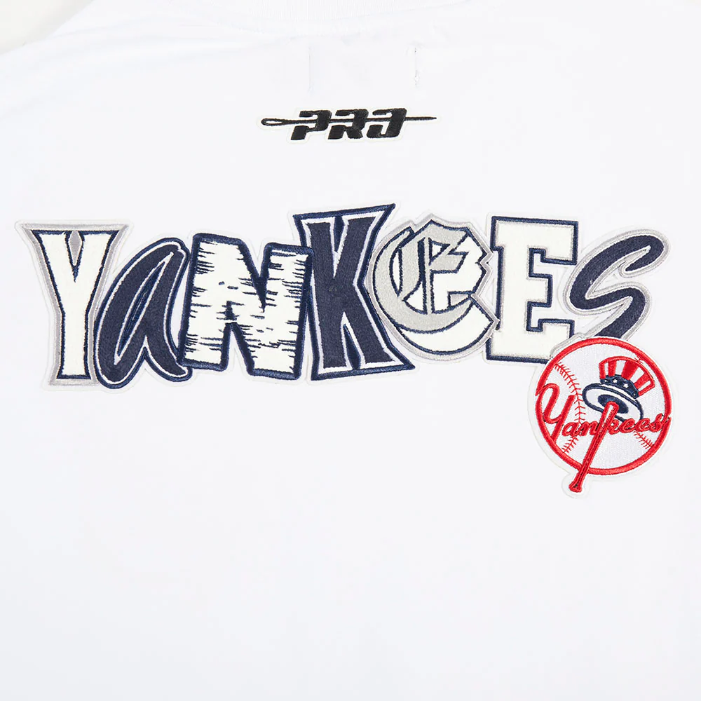 MLB NEW YORK YANKEES CITY RANSOM MEN'S SINGLE JERSEY TEE (WHITE) - Image 8