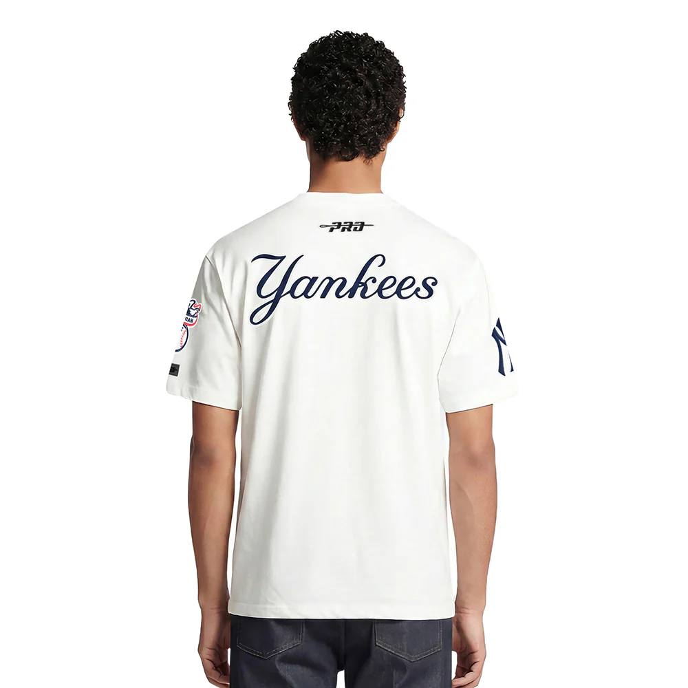MLB NEW YORK YANKEES CITY RANSOM MEN'S SINGLE JERSEY TEE (WHITE) - Image 2