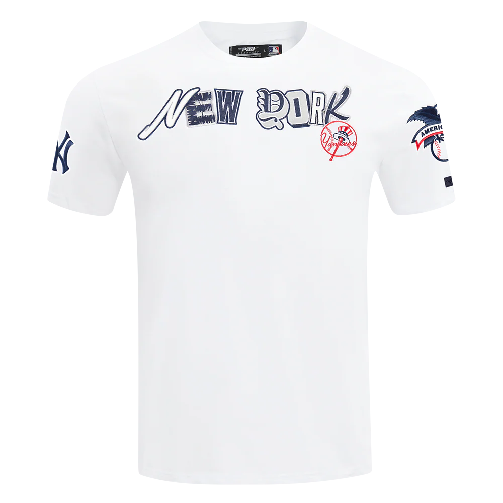 MLB NEW YORK YANKEES CITY RANSOM MEN'S SINGLE JERSEY TEE (WHITE) - Image 3