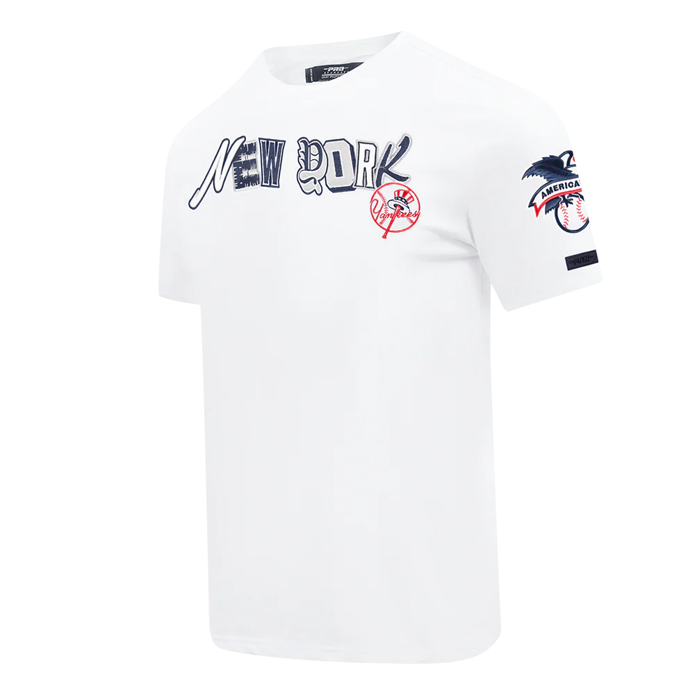 MLB NEW YORK YANKEES CITY RANSOM MEN'S SINGLE JERSEY TEE (WHITE) - Image 4