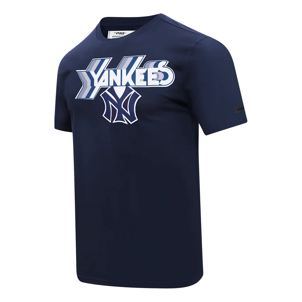 MLB NEW YORK YANKEES RETRO ELEVATION MEN'S SINGLE JERSEY TOP (MIDNIGHT NAVY) - Image 2