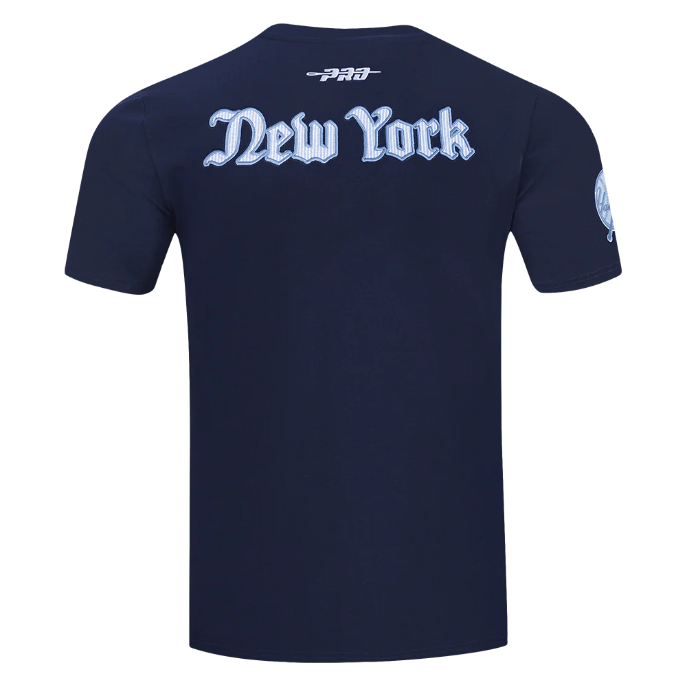 MLB NEW YORK YANKEES COUNTRY CLUB MEN'S SINGLE JERSEY STRIPED TOP (MIDNIGHT NAVY) - Image 3