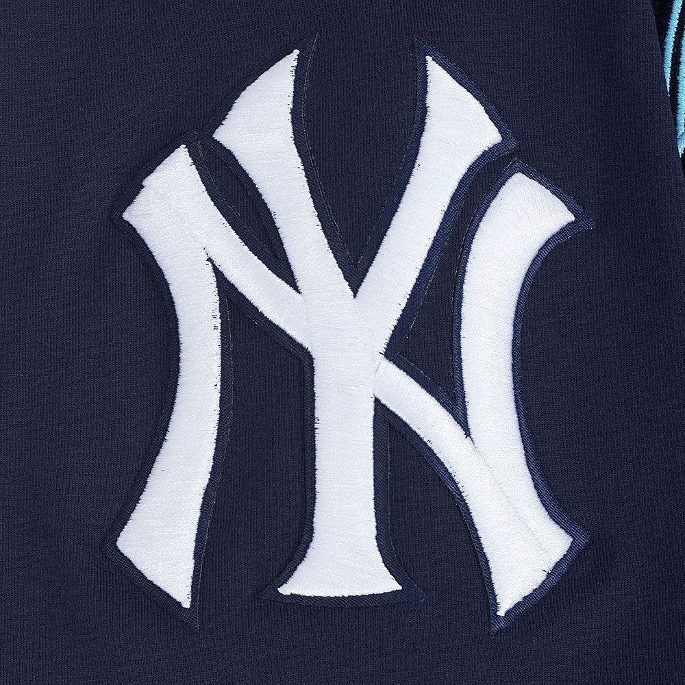 MLB NEW YORK YANKEES ECHO LOGO MEN'S SINGLE JERSEY TOP (MIDNIGHT NAVY) - Image 6