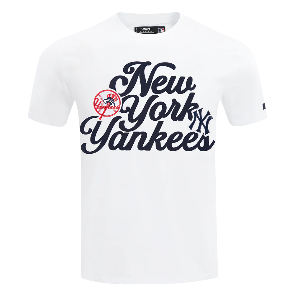 MLB NEW YORK YANKEES SOUVENIR MEN'S SINGLE JERSEY TOP (WHITE)