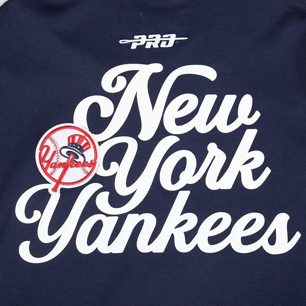 MLB NEW YORK YANKEES SOUVENIR MEN'S WARM UP JACKET (MIDNIGHT NAVY) - Image 7