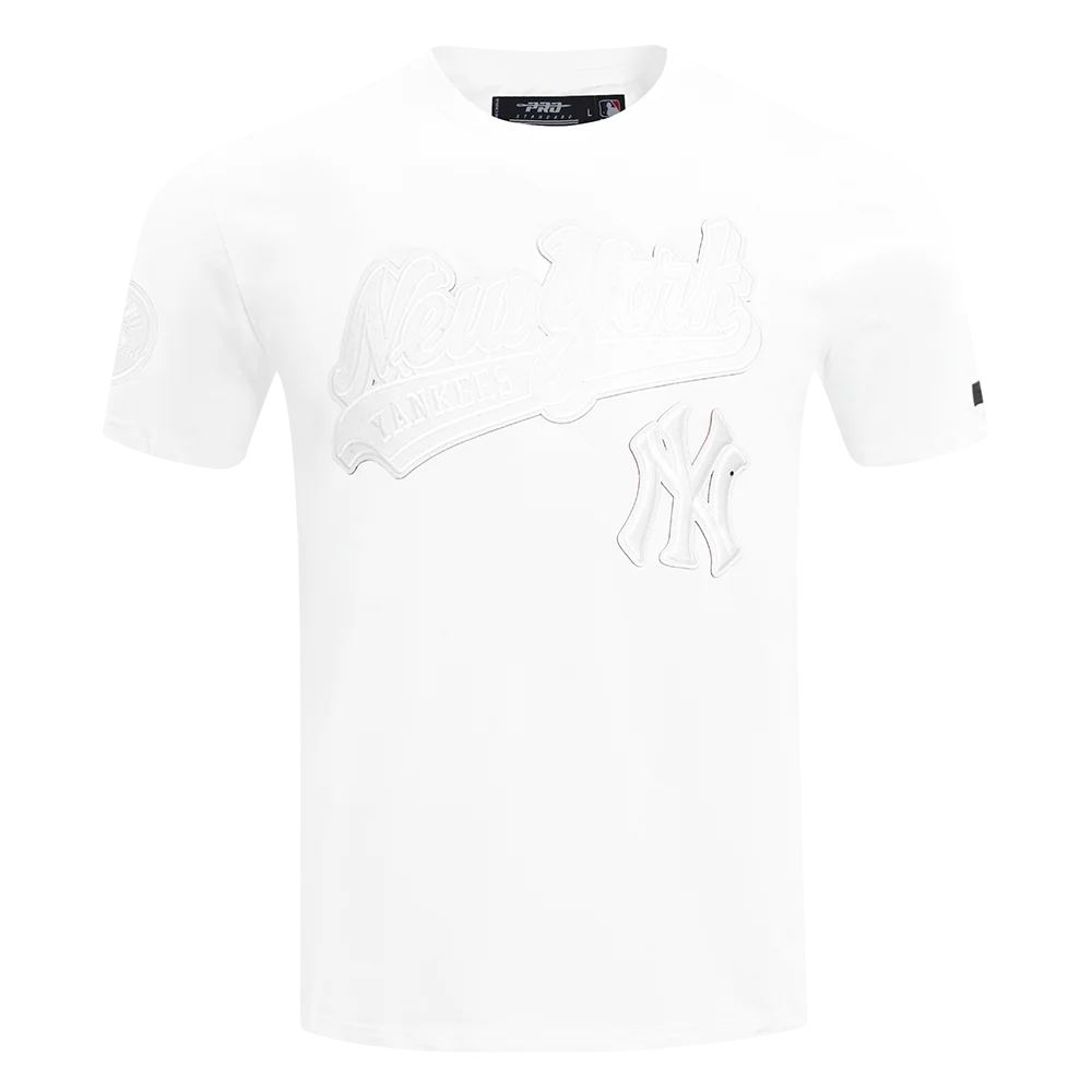MLB NEW YORK YANKEES WHITE OUT MEN'S SINGLE JERSEY TOP (WHITE)
