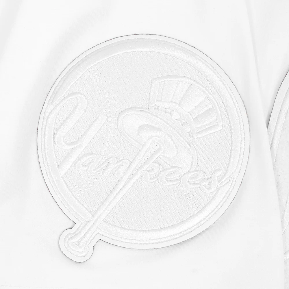 MLB NEW YORK YANKEES WHITE OUT MEN'S SINGLE JERSEY TOP (WHITE) - Image 6