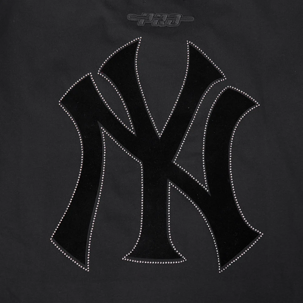 MLB NEW YORK YANKEES BLACKOUT MEN'S CJ DROP SHOULDER TEE (BLACK) - Image 10