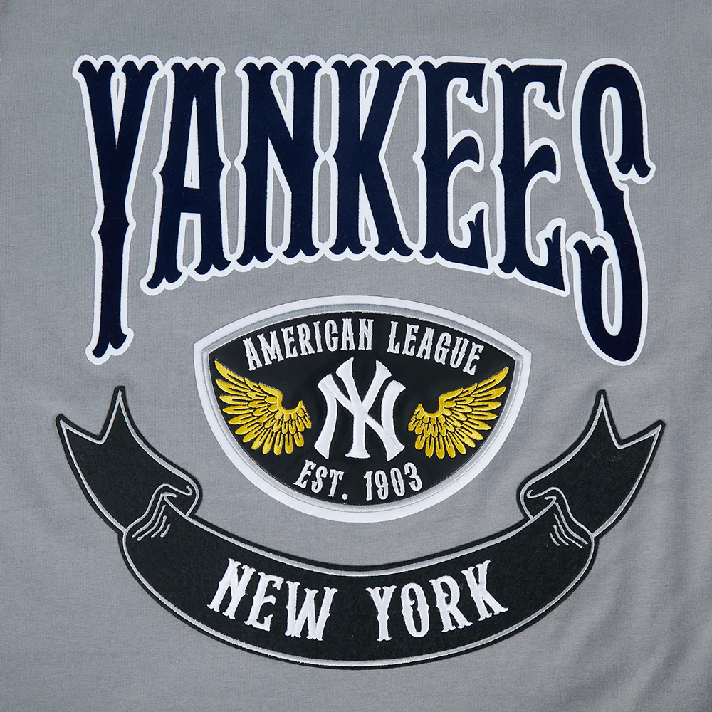 MLB NEW YORK YANKEES BORN FOR SPORT MEN'S SJ TEE (Gray) - Image 6