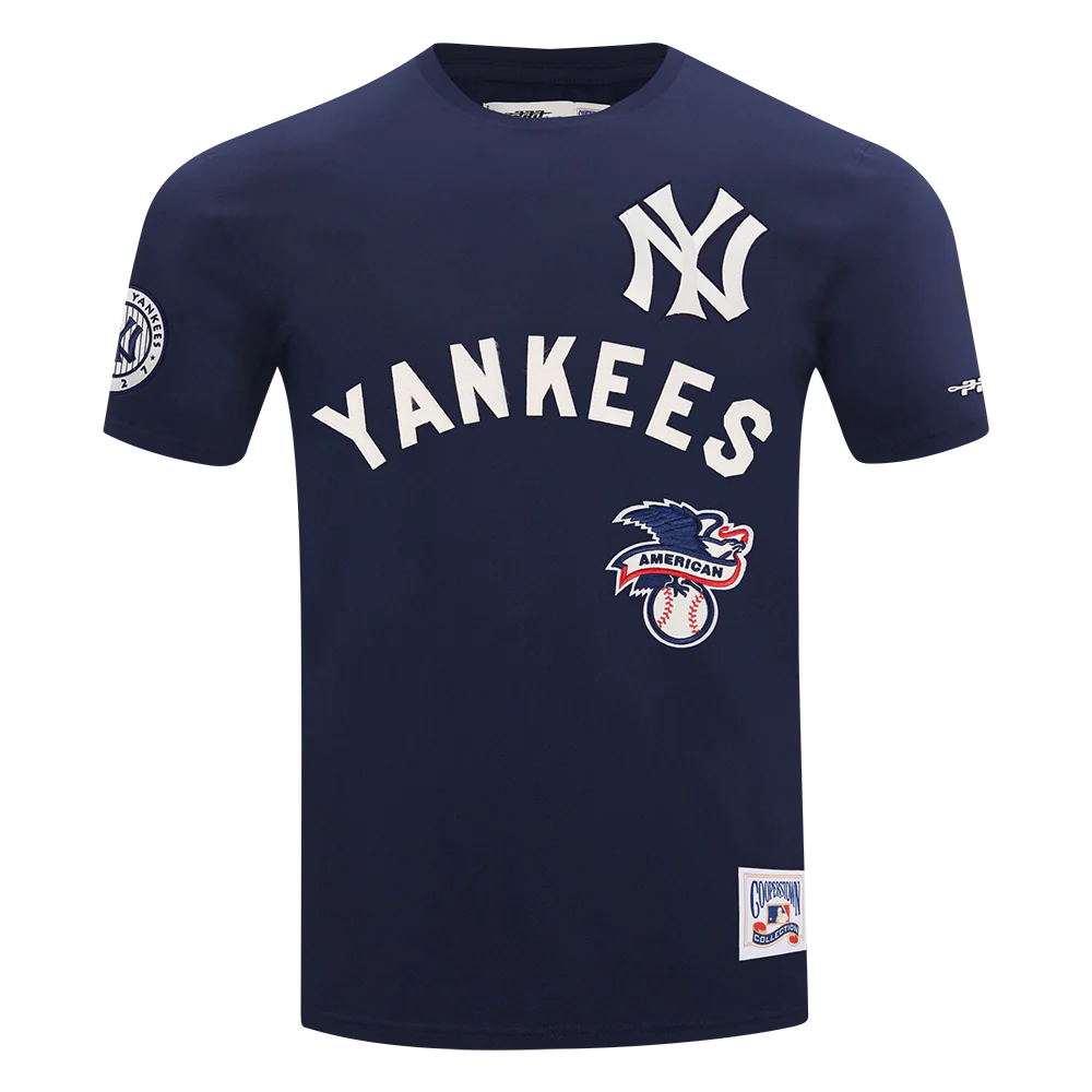 MLB NEW YORK YANKEES MODERN ORIGINALS MEN'S SJ TEE (MIDNIGHT NAVY) - Image 3