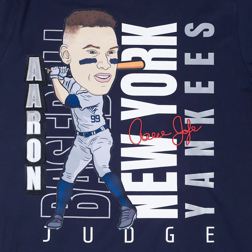 MLB NEW YORK YANKEES AARON JUDGE #99 REMIX AVATAR MEN'S SJ TEE (MIDNIGHT NAVY) - Image 5