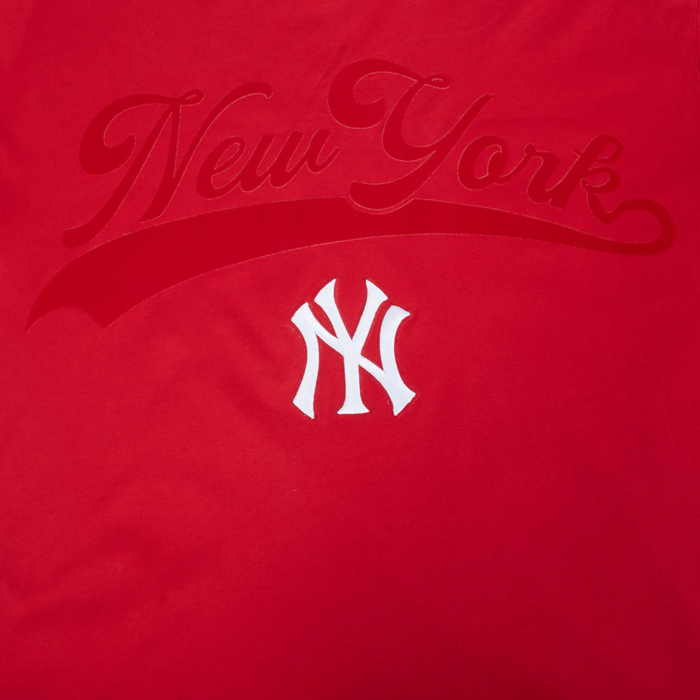 MLB NEW YORK YANKEES LIVING LARGE MEN'S CJ DROP SHOULDER TEE (RED) - Image 5