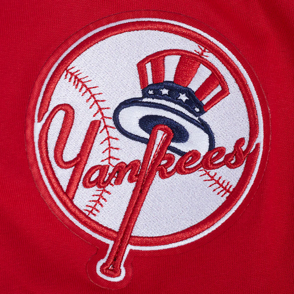 MLB NEW YORK YANKEES LIVING LARGE MEN'S CJ DROP SHOULDER TEE (RED) - Image 7