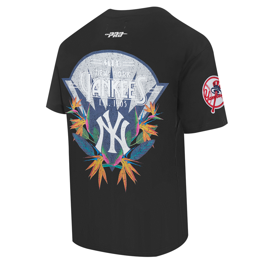 MLB NEW YORK YANKEES PARADISE MEN'S S/S TEE (BLACK) - Image 4
