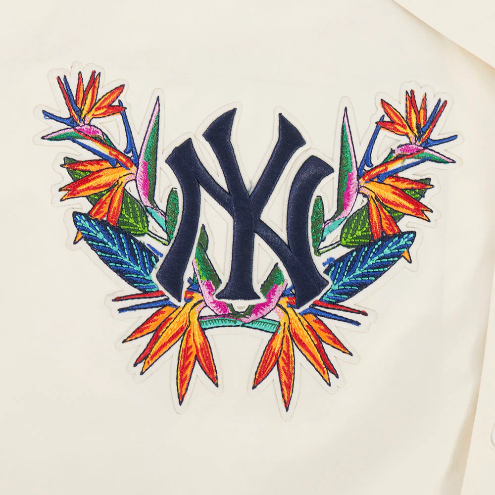 MLB NEW YORK YANKEES PARADISE MEN'S BUTTON DOWN (EGGSHELL) - Image 5