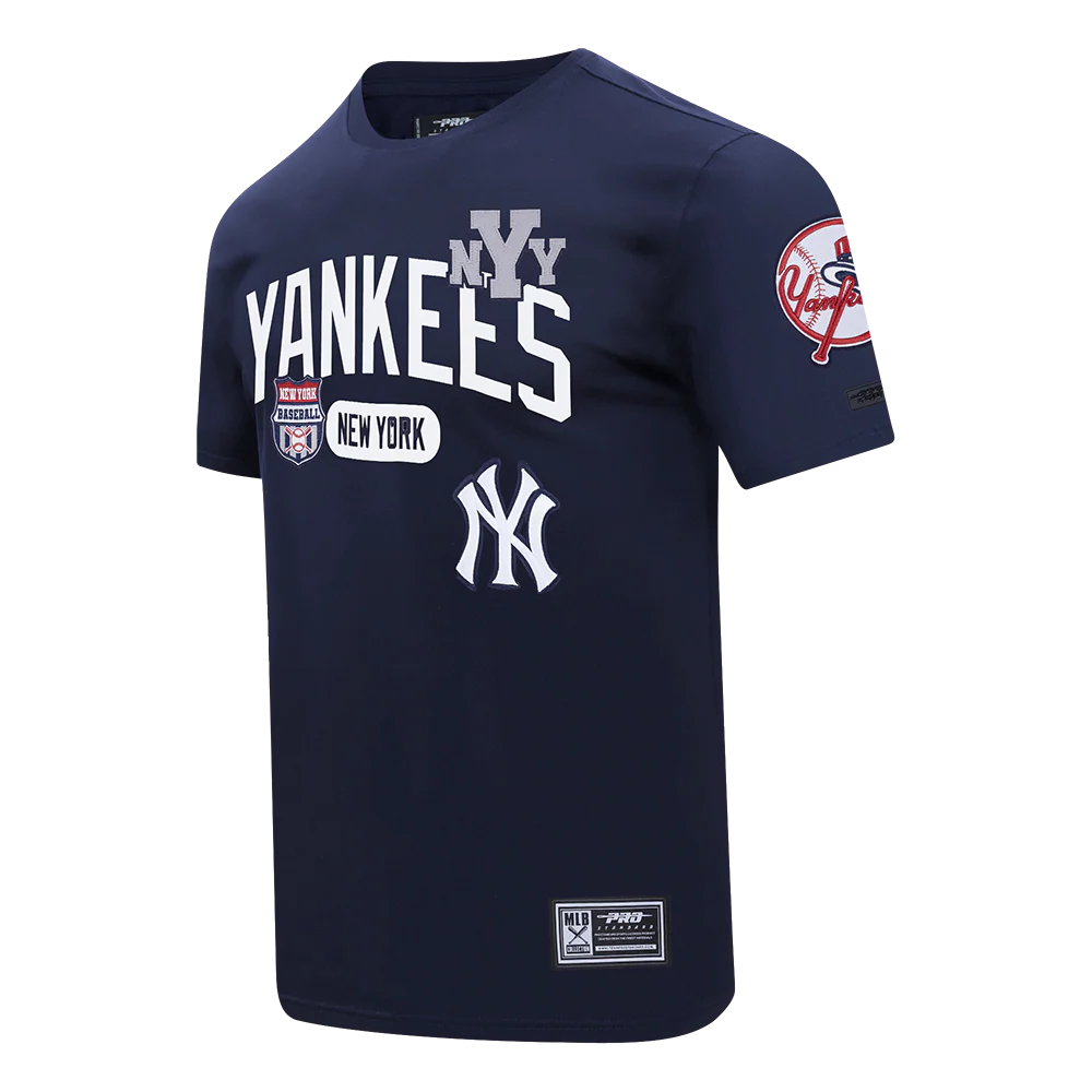 MLB NEW YORK YANKEES LETTERMAN MEN'S S/S TEE (MIDNIGHT NAVY) - Image 3