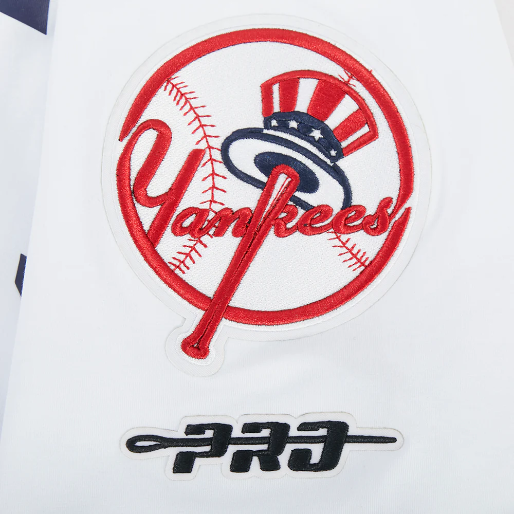 MLB NEW YORK YANKEES LETTERMAN MEN'S S/S TEE (WHITE) - Image 7